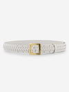 Meisjes Kato Braided Belt van Nik & Nik in de kleur Vintage White in maat L.