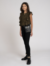 Meisjes Beyza Waist Bag van Nik & Nik in de kleur Navy in maat one size.