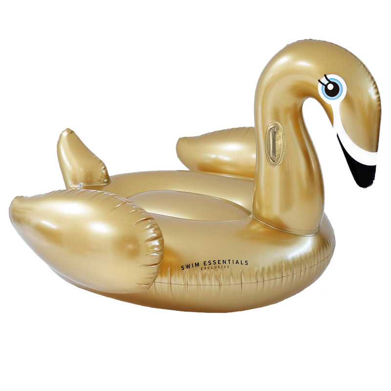 Swim Essentials - Luchtbed Zwaan goud XL