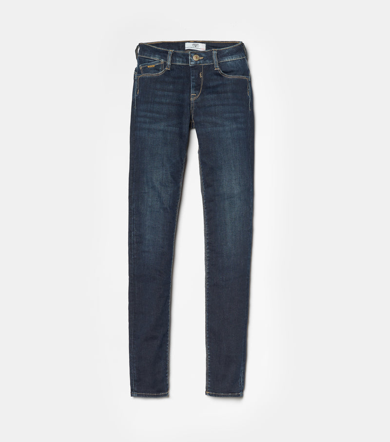 Meisjes Pantalon van Le temps de Cerises in de kleur Denim in maat 176.