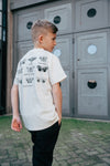 Unisexs T-shirt Off White van House of Artists in de kleur Off White in maat 170-176.
