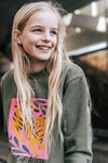 Unisexs Sweater Olive van House of Artists in de kleur Olive in maat 170-176.