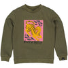 Unisexs Sweater Olive van House of Artists in de kleur Olive in maat 170-176.