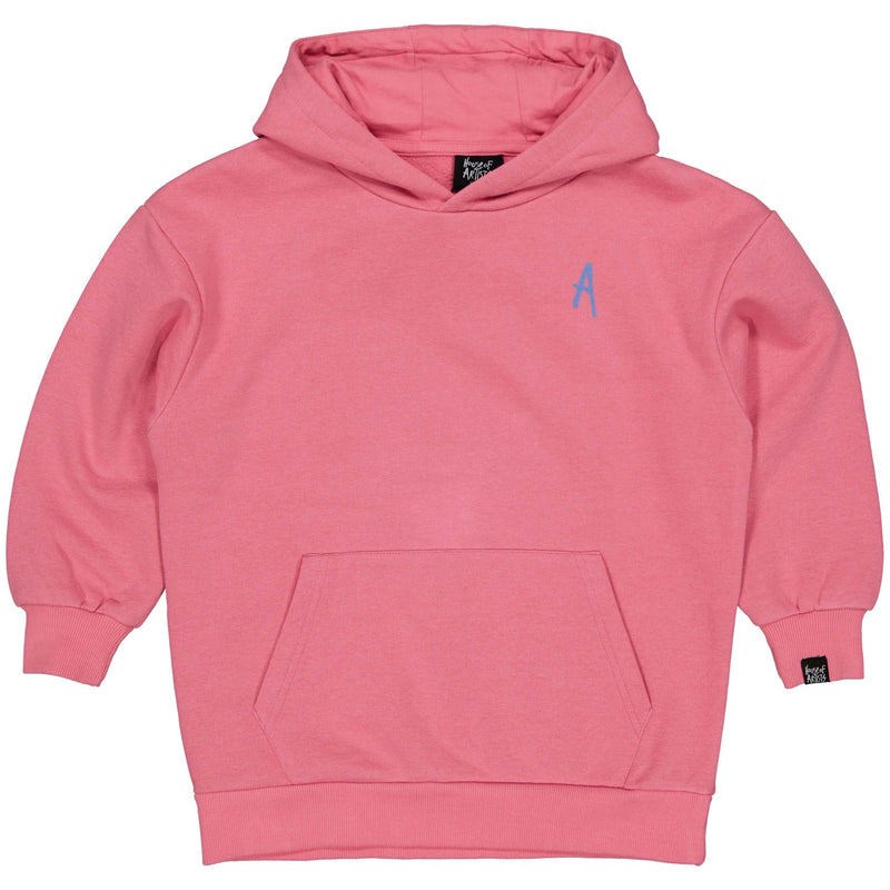 Unisexs Hooded Sweater Pink van House of Artists in de kleur Pink in maat 170-176.