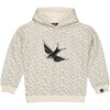 Unisexs Hooded Sweater Off White van House of Artists in de kleur Off White in maat 170-176.