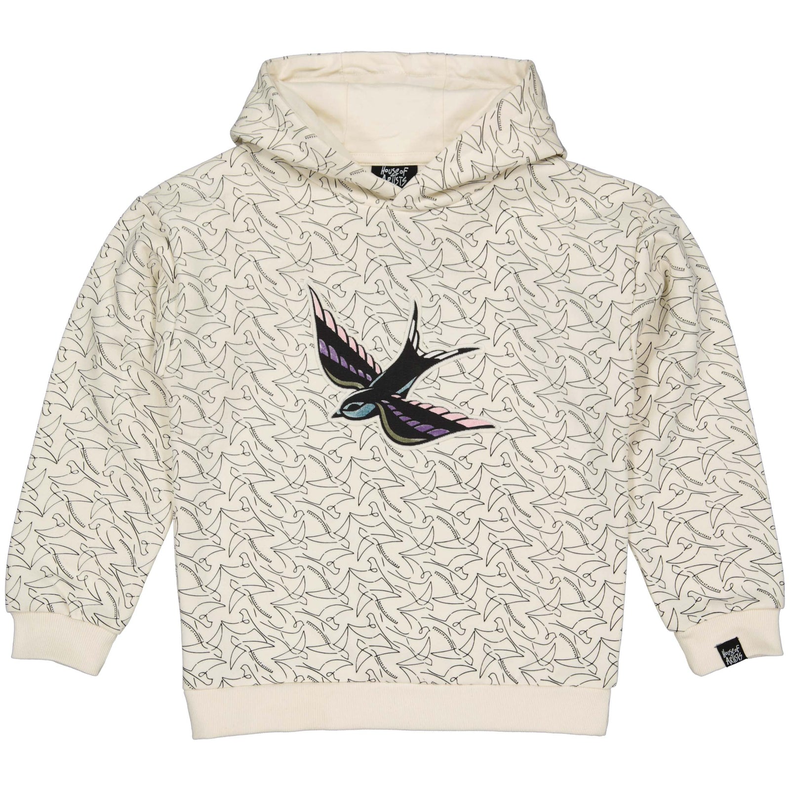 House of Artists Hooded Sweater Off White