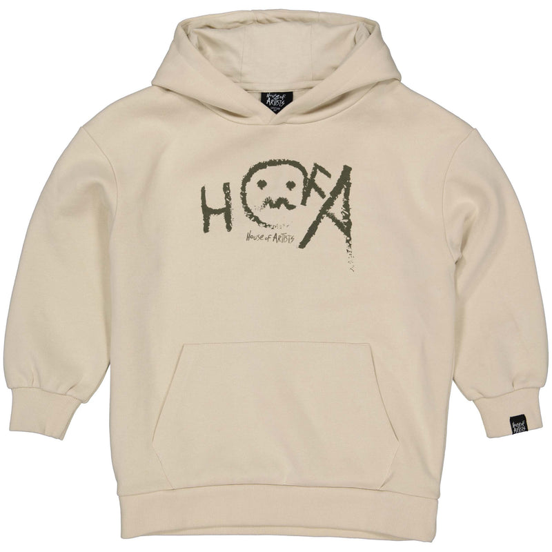 Unisexs Hooded Sweater Kit van House of Artists in de kleur Kit in maat 170-176.