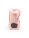 Warmbat Hay Baby bootie with velcro strap Dusty Pink