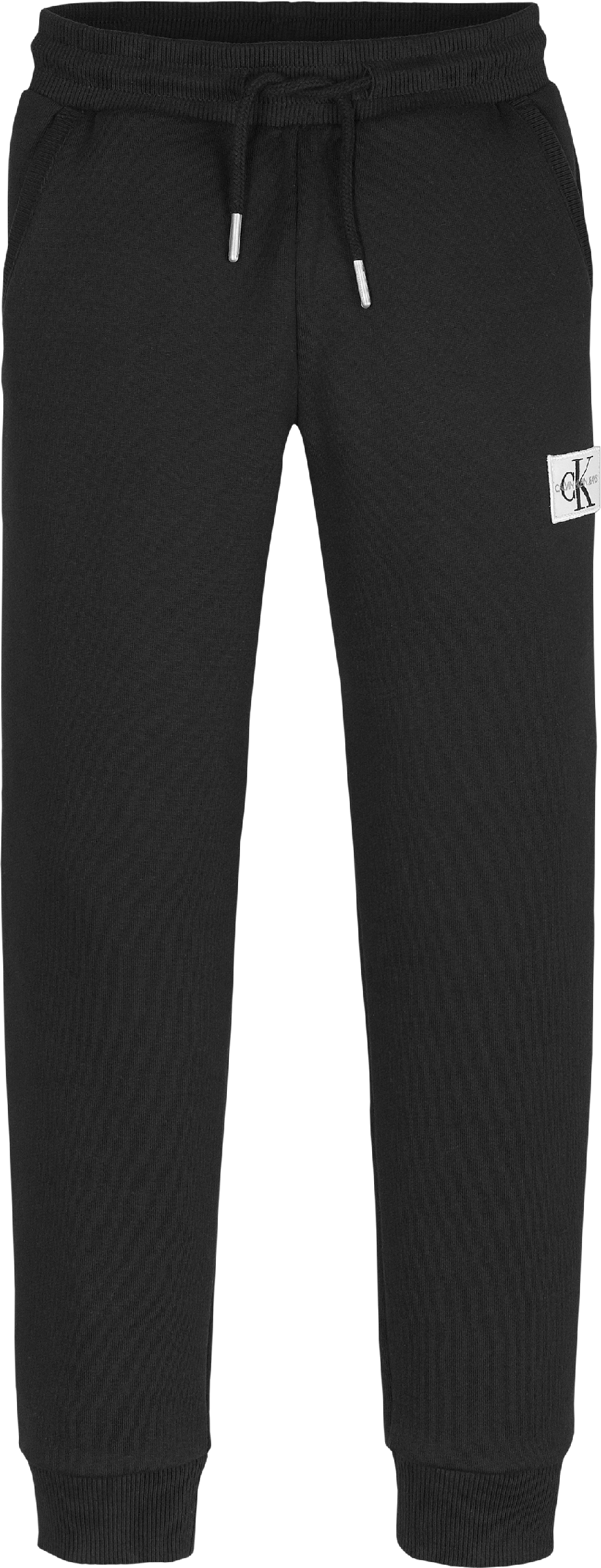 Jongens MONOGRAM SWEATPANTS van Calvin Klein in de kleur Zwart in maat 176.