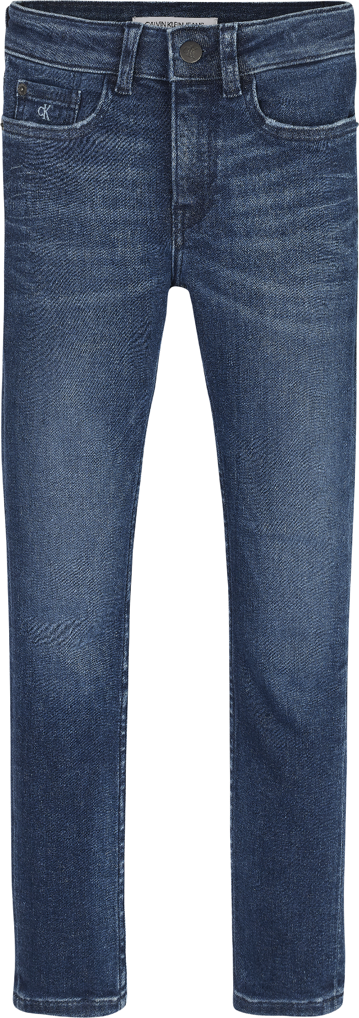 Calvin Klein Denim Pants Skinny Dark Blue Stretch