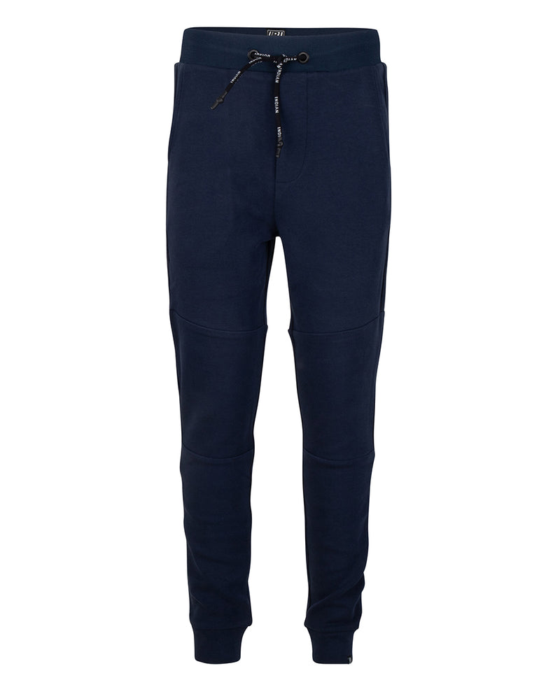 Jongens Jog Pant Tape Indian van Indian Blue Jeans in de kleur Dark Navy in maat 176.