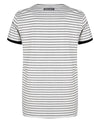 Jongens T-Shirt Ss Stripe van Indian Blue Jeans in de kleur White in maat 176.