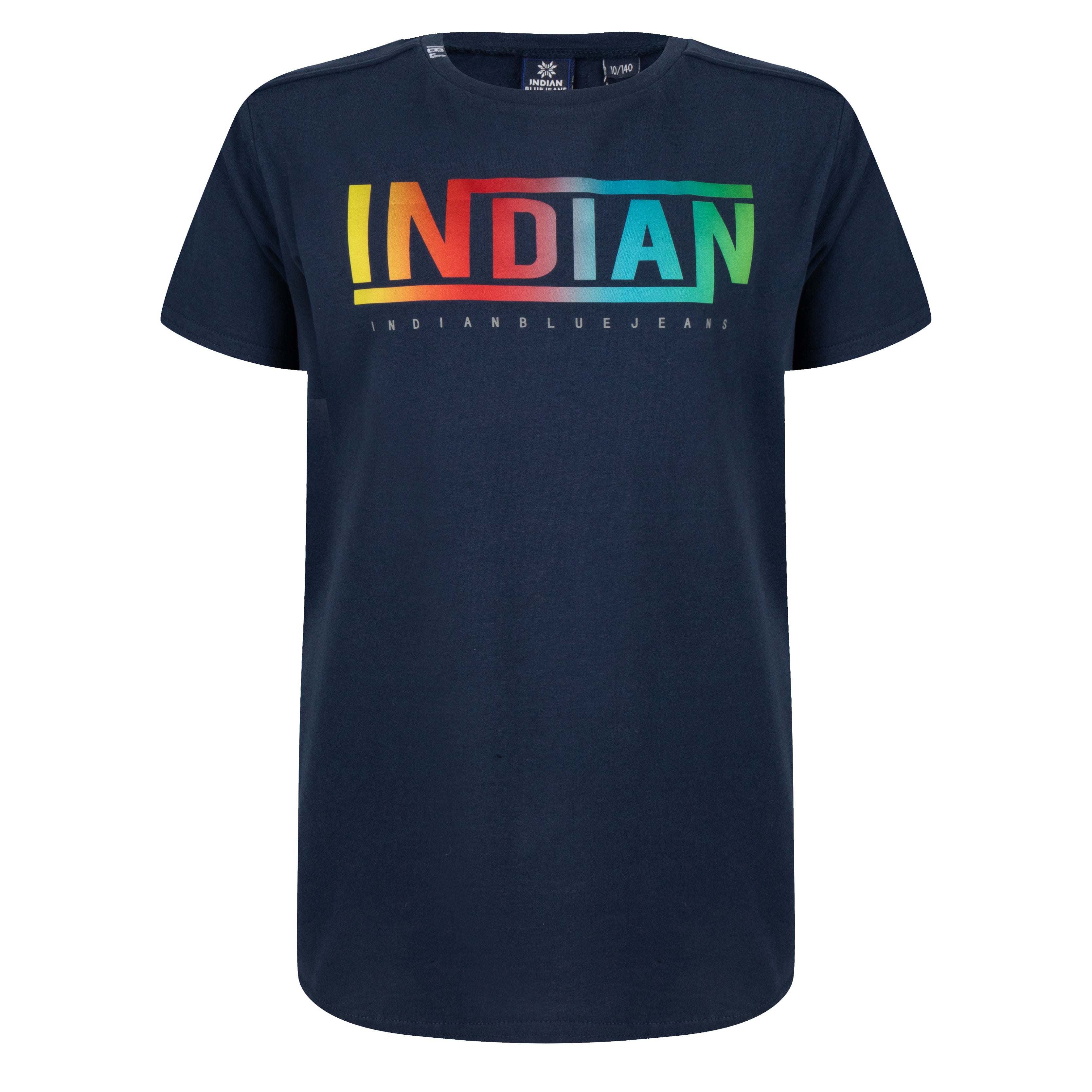 Indian Blue Jeans T-Shirt Ss Indian Rainbow