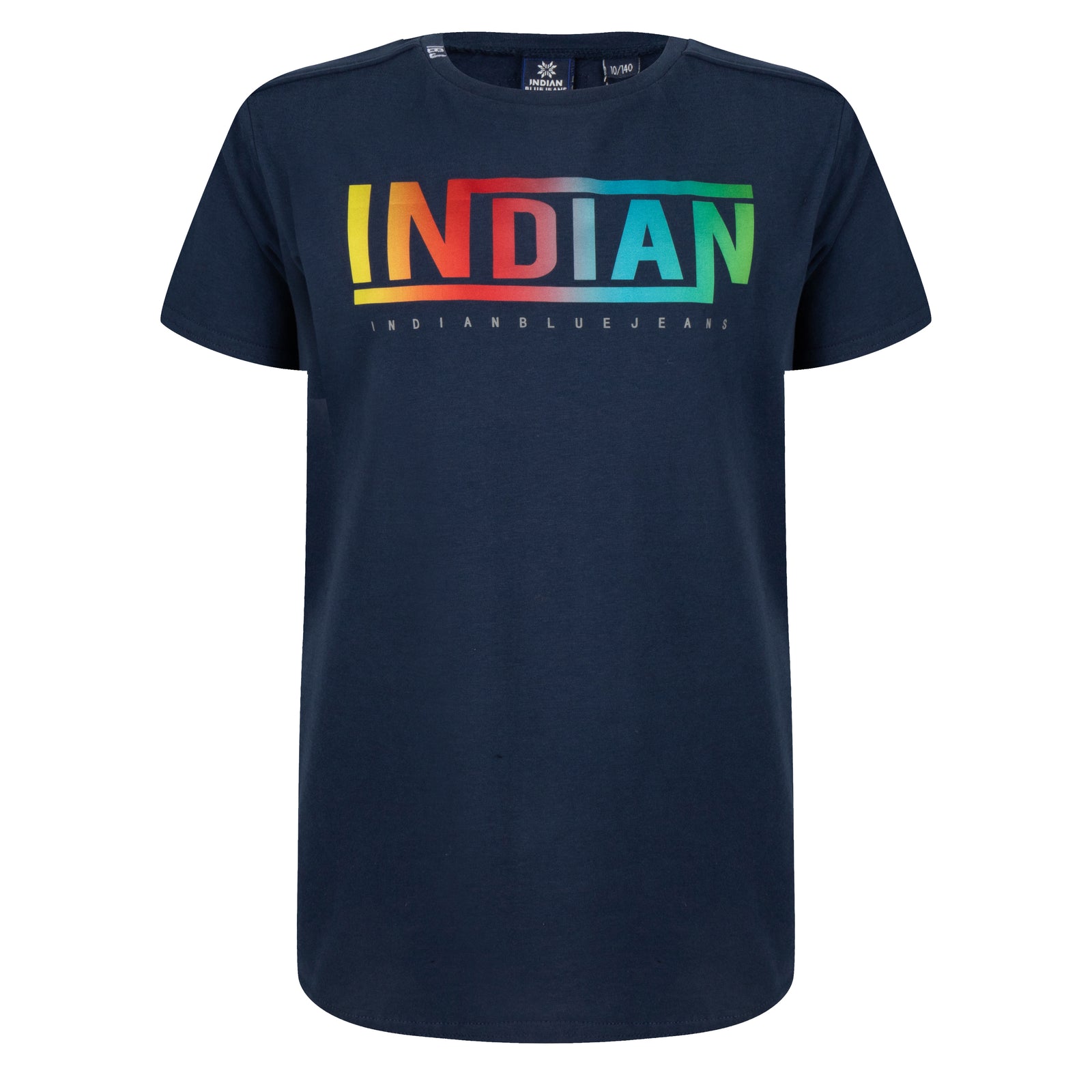 Indian Blue Jeans T-Shirt Ss Indian Rainbow