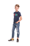 Indian Blue Jeans T-Shirt Ss Indian Rainbow