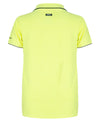 Jongens Polo Ss Pique  van Indian Blue Jeans in de kleur Bright Lime in maat 176.