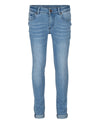 Jongens BLUE ANDY FLEX SKINNY FIT van Indian Blue Jeans in de kleur Light Denim in maat 176.