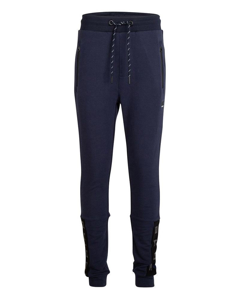 Jongens JOG PANT BASIC ZIP van Indian Blue Jeans in de kleur Navy Blue in maat 176.