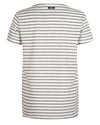 Jongens T-SHIRT SS STRIPE PKT van Indian Blue Jeans in de kleur White in maat 176.
