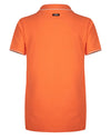Jongens POLO SS BASIC van Indian Blue Jeans in de kleur Bright Orange in maat 176.