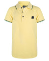 Jongens POLO SS BASIC van Indian Blue Jeans in de kleur Vanilla in maat 176.