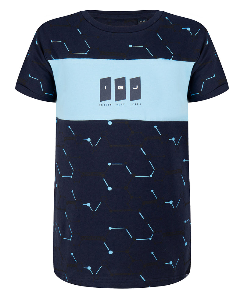 Indian Blue Jeans T-SHIRT SS IBJ COLORBLOCK