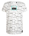 Jongens T-SHIRT SS GRAPHIC IBJ van Indian Blue Jeans in de kleur White in maat 176.