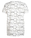 Jongens T-SHIRT SS GRAPHIC IBJ van Indian Blue Jeans in de kleur White in maat 176.