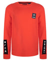Jongens CREWNECK INDIAN BLUE van Indian Blue Jeans in de kleur Red Orange in maat 176.