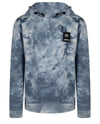 Jongens HOODED TIE DYE van Indian Blue Jeans in de kleur Washed Blue in maat 176.
