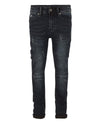 Jongens BLUE MAX SLIM FIT van Indian Blue Jeans in de kleur Dark Denim in maat 176.
