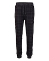 Jongens JOG PANT CHECK van Indian Blue Jeans in de kleur Black in maat 176.