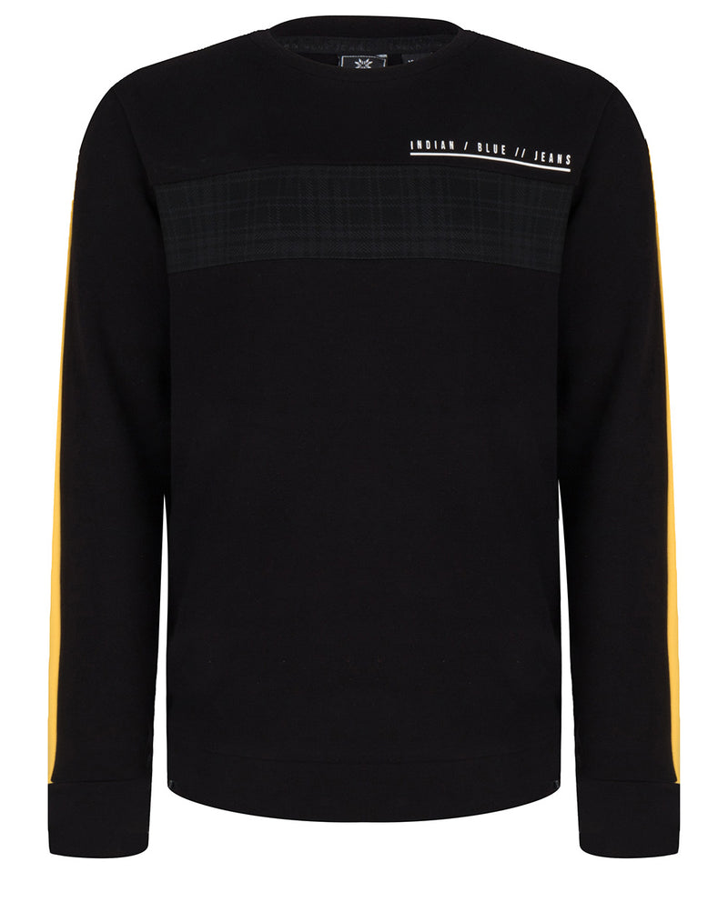 Indian Blue Jeans CREWNECK COLORBL CHECK