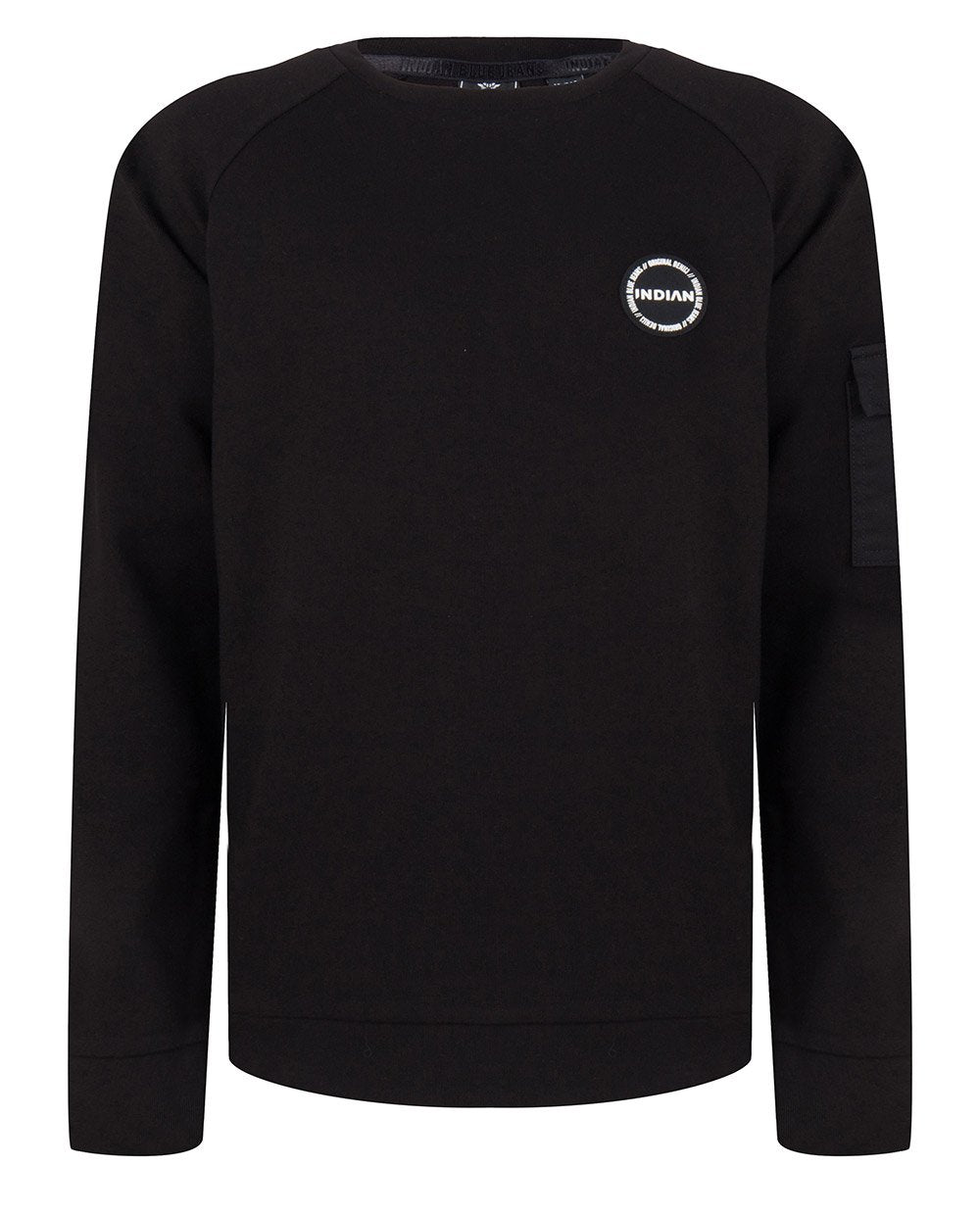 Indian Blue Jeans CREWNECK POCKET SLEEVE