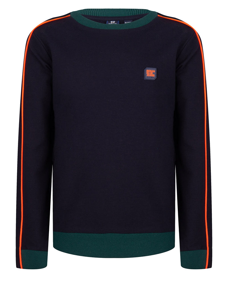 Indian Blue Jeans CREWNECK CONTRAST