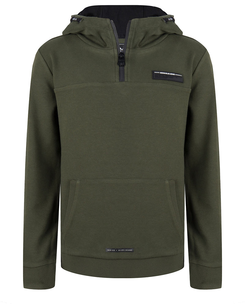Indian Blue Jeans HOODED KANGAROO POCKET
