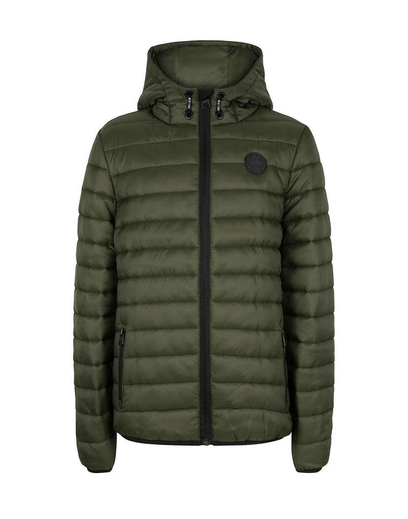 Indian Blue Jeans HOODED QUILTED JACKET