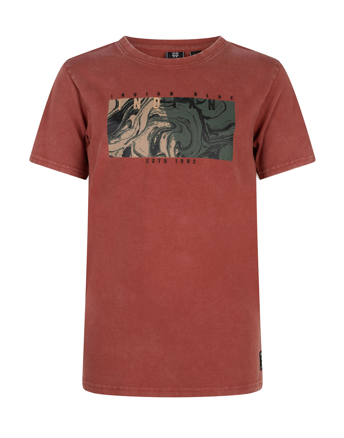 Indian Blue Jeans T-SHIRT SS OIL PRINT