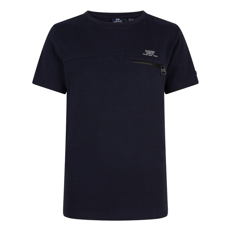 Indian Blue Jeans T-SHIRT SS ZIP POCKET