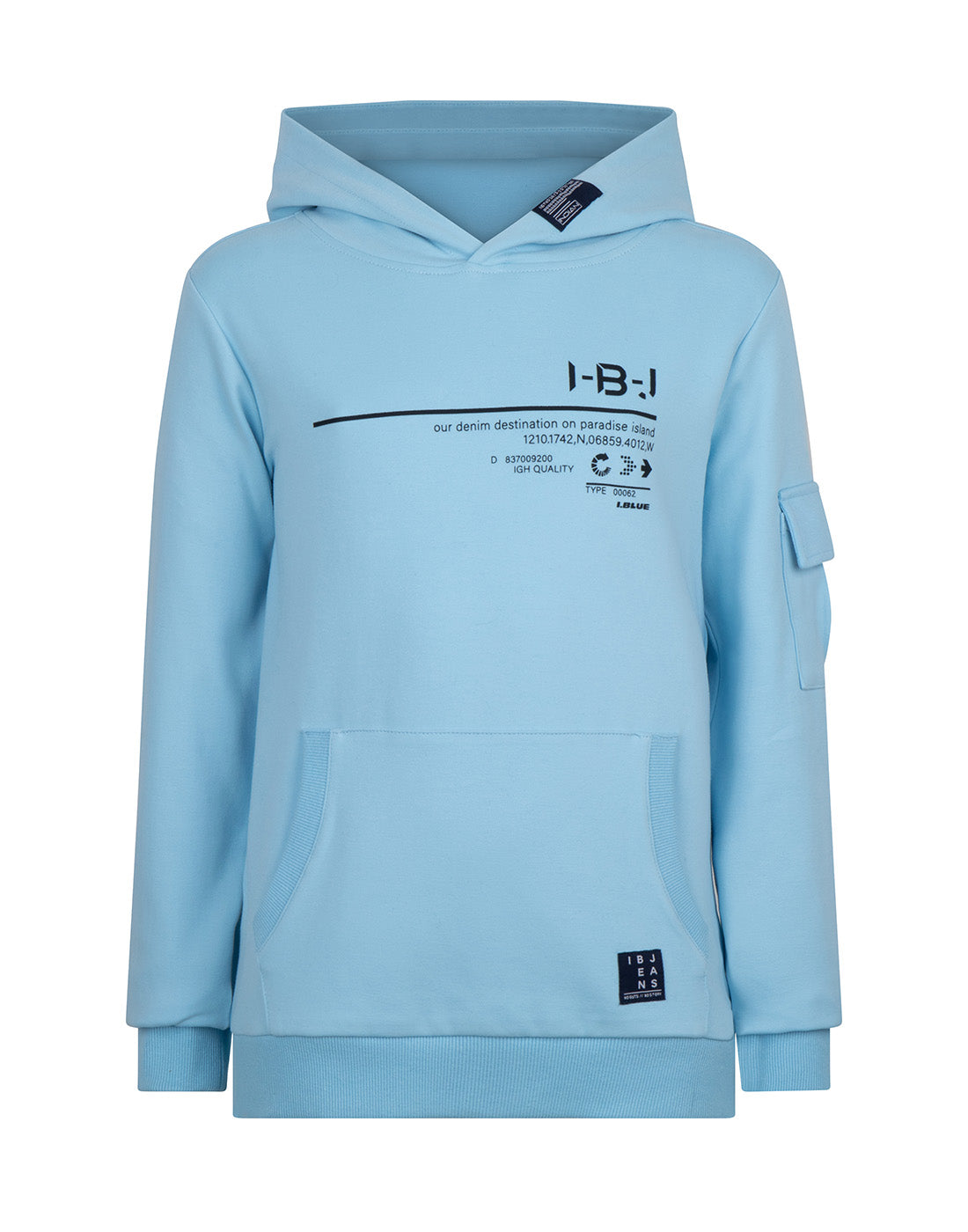 Indian Blue Jeans HOODED KANGAROO PKT