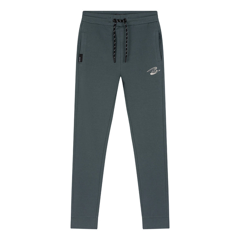 Jongens Sweatpants IBJ van Indian Blue Jeans in de kleur Dark Olive in maat 176.