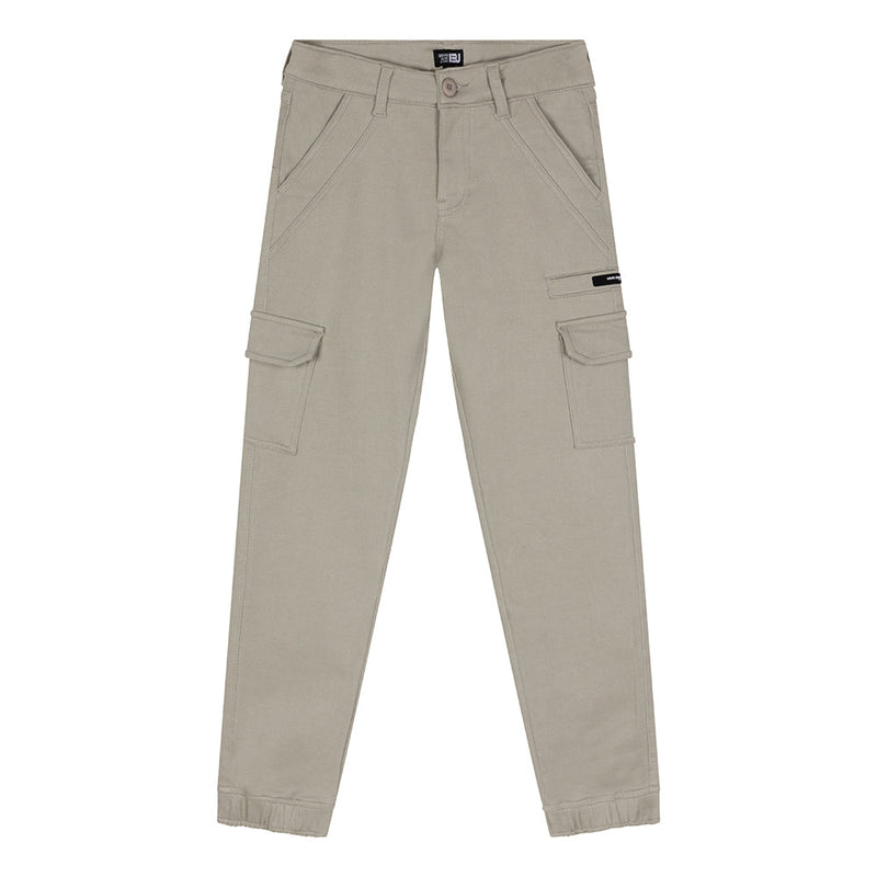 Jongens Cargo Pants van Indian Blue Jeans in de kleur Stone Sand in maat 176.