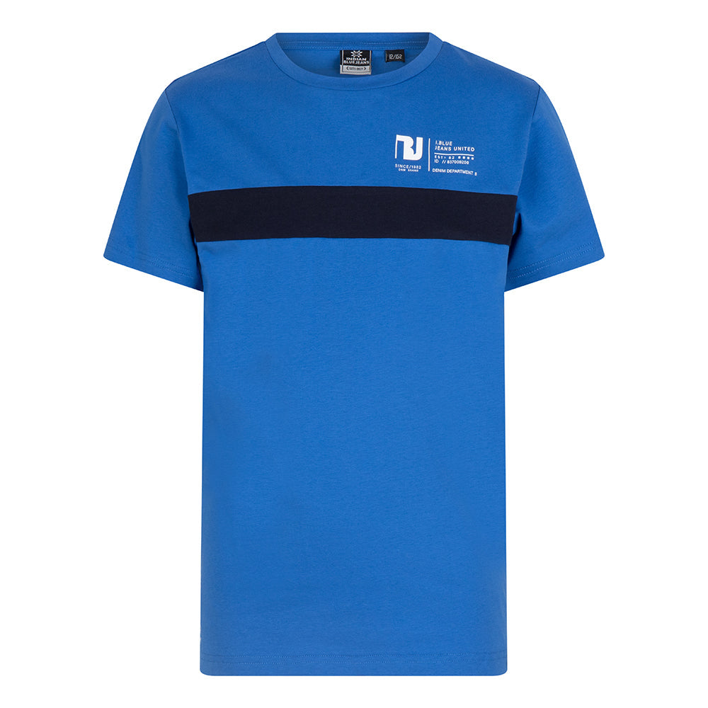 Indian Blue Jeans T-Shirt Colorblock I.Blue