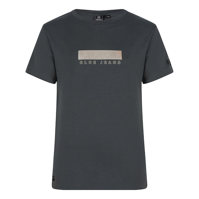Jongens T-Shirt INDN van Indian Blue Jeans in de kleur Dark Olive in maat 176.