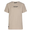 Jongens Organic T-Shirt Basic Indian Blue Jeans van Indian Blue Jeans in de kleur Stone Sand in maat 176.