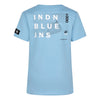 Jongens T-Shirt Indian Backprint van Indian Blue Jeans in de kleur Deep Pool Blue in maat 176.