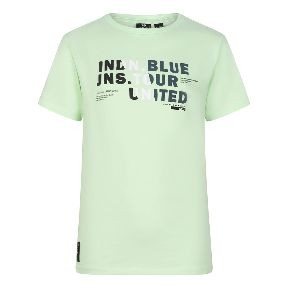 Indian Blue Jeans T-Shirt Indian Rainbow print