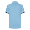 Jongens Polo Pique badge van Indian Blue Jeans in de kleur Deep Pool Blue in maat 176.