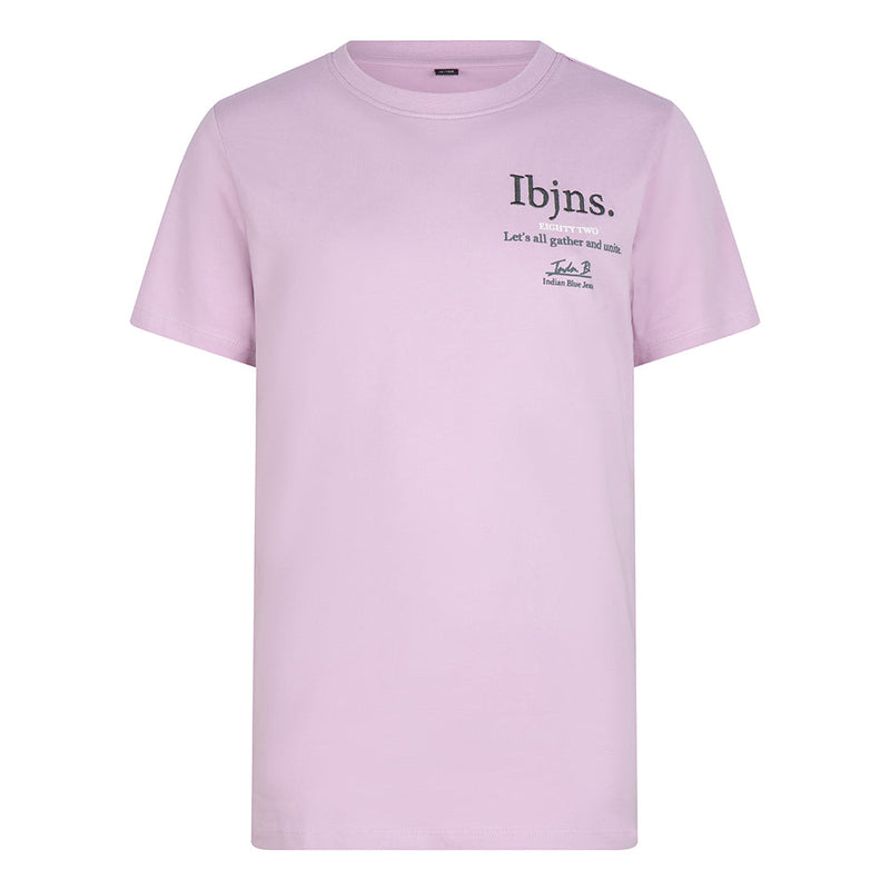 Jongens T-Shirt IBJNS van Indian Blue Jeans in de kleur Orchid Lilac in maat 176.