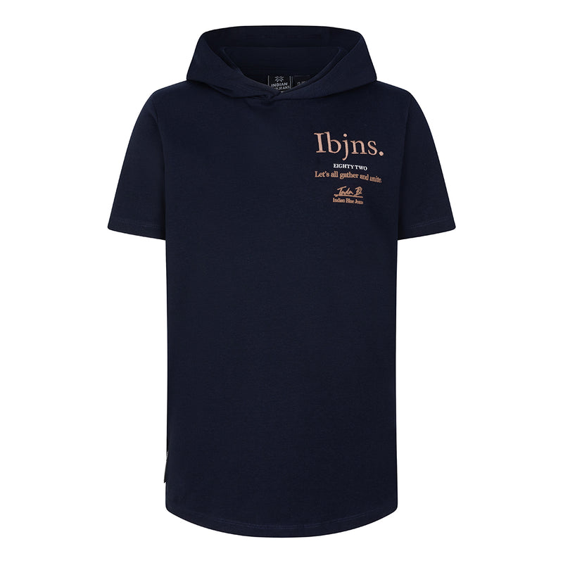 Indian Blue Jeans T-Shirt Hooded IBJNS
